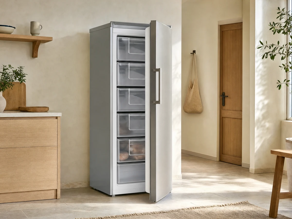 upright freezer — illustrative photo