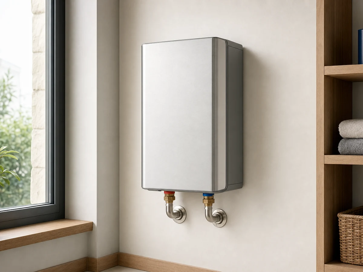 illustrative instantaneous water heater — illustrative photo