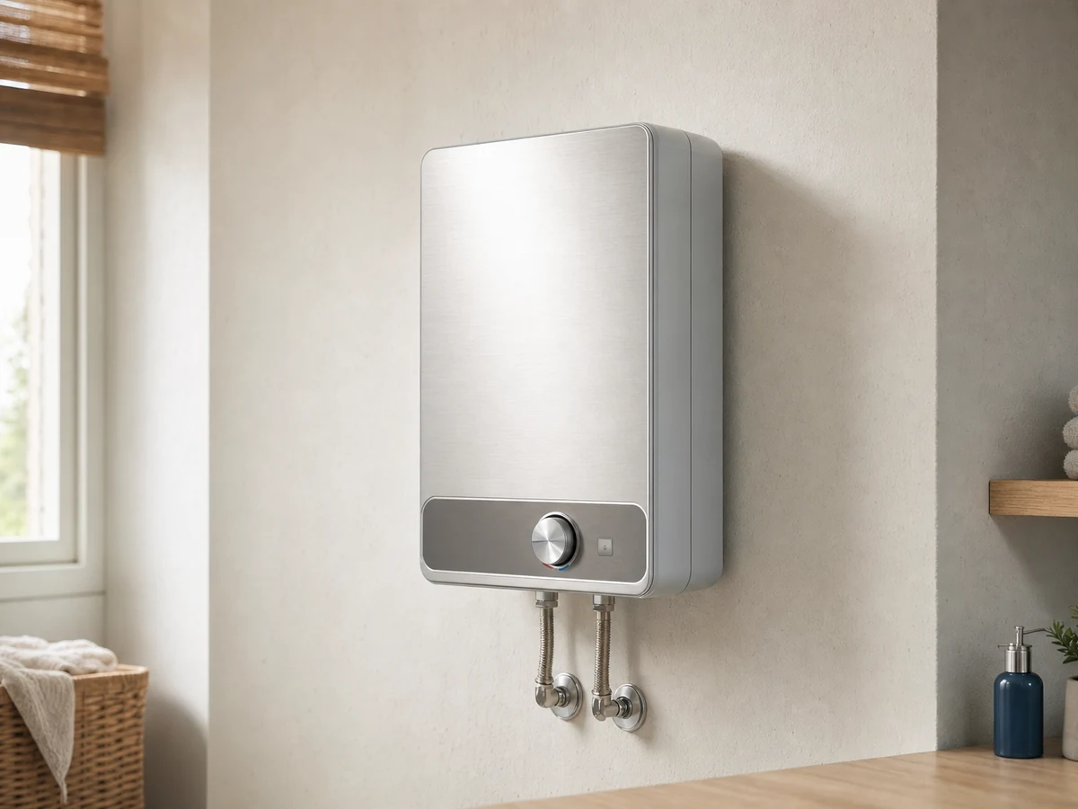 illustrative instantaneous water heater — illustrative photo