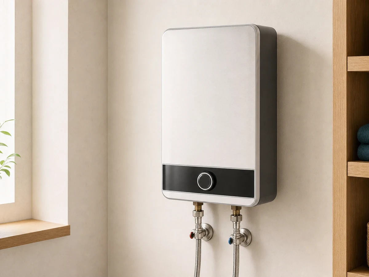 illustrative instantaneous water heater — illustrative photo