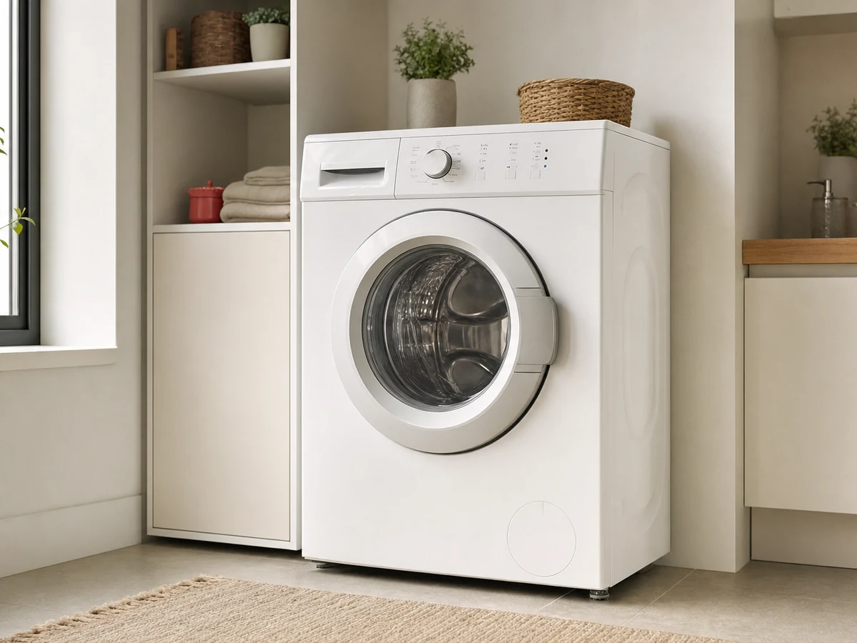 front-loading washing machine — illustrative photo