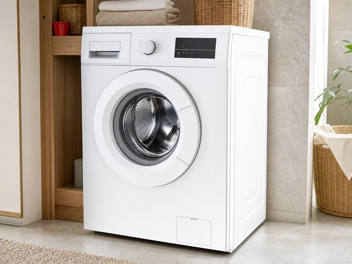 front-loading washing machine — illustrative photo
