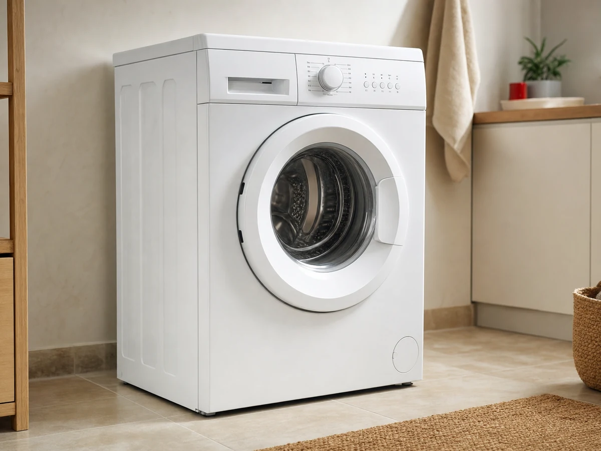 front-loading washing machine — illustrative photo