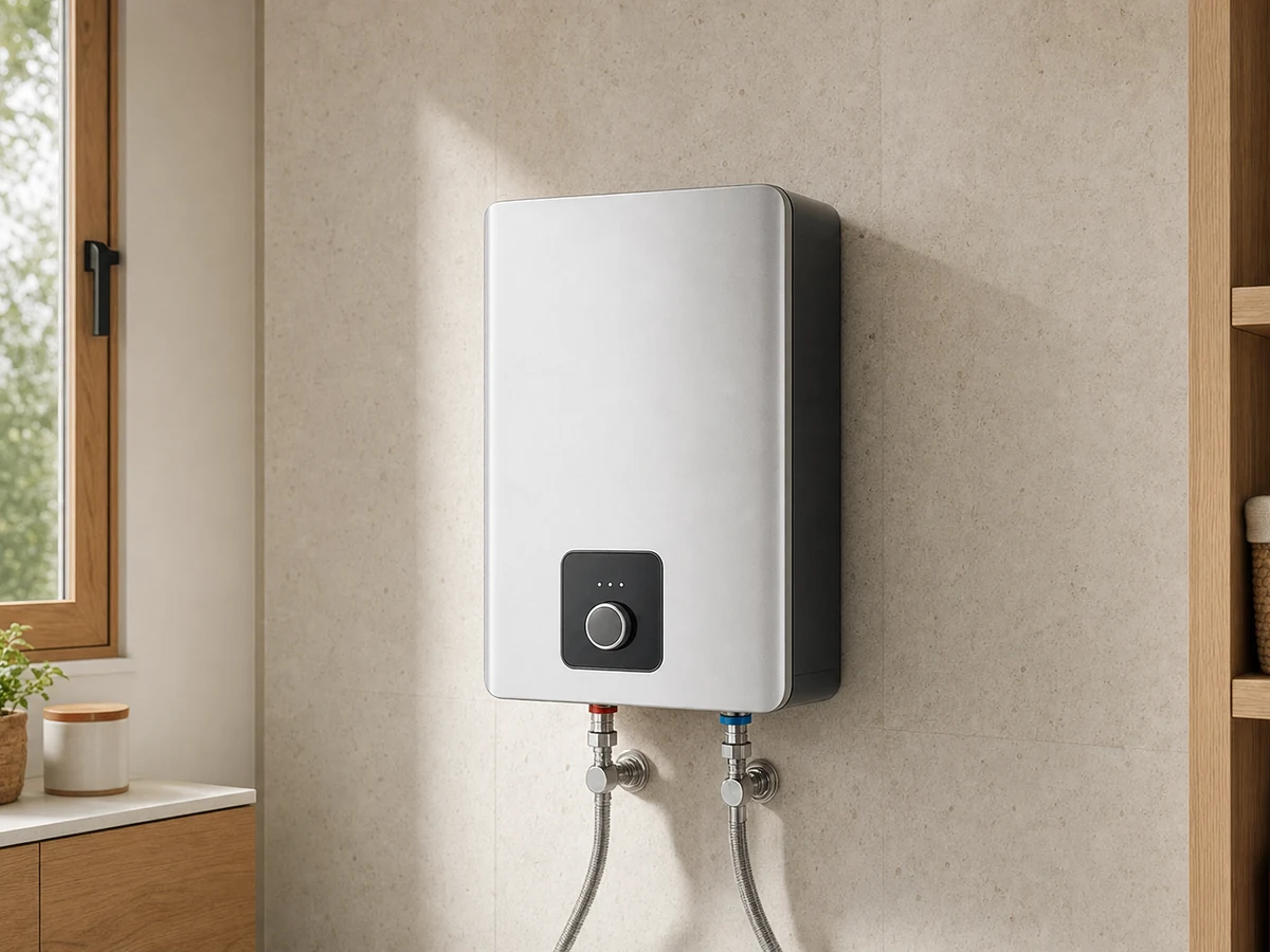illustrative instantaneous water heater — illustrative photo