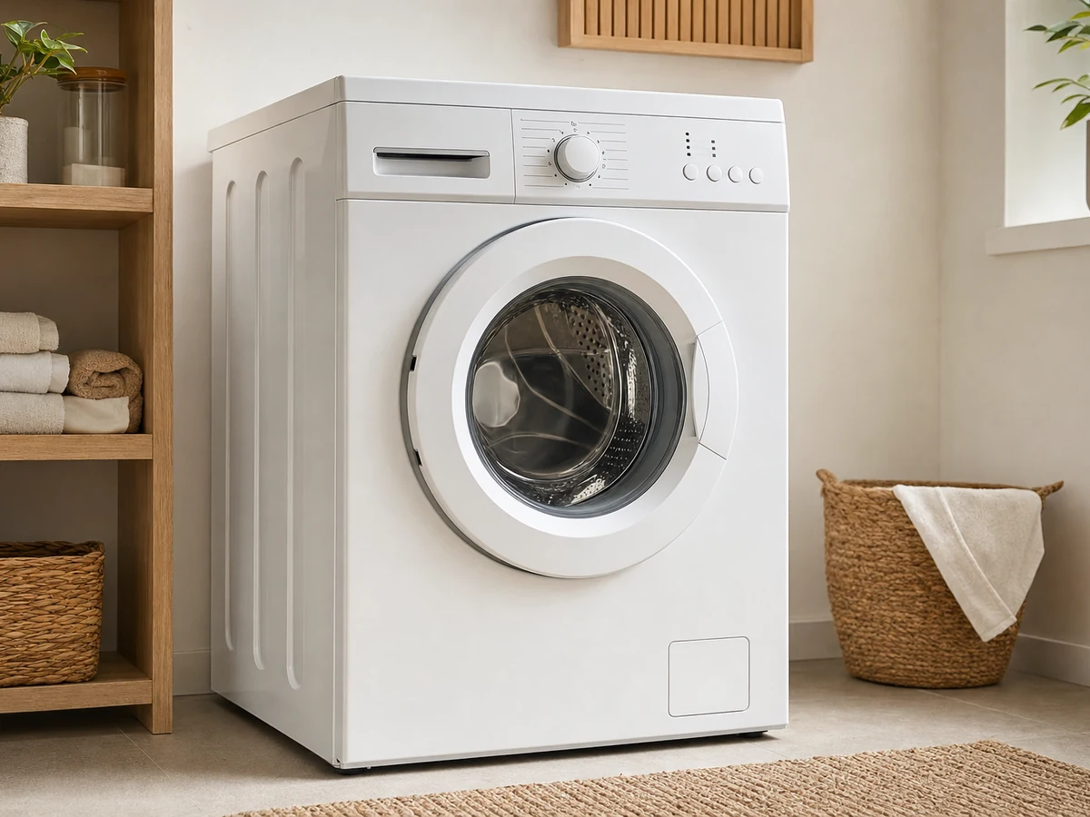 front-loading washing machine — illustrative photo