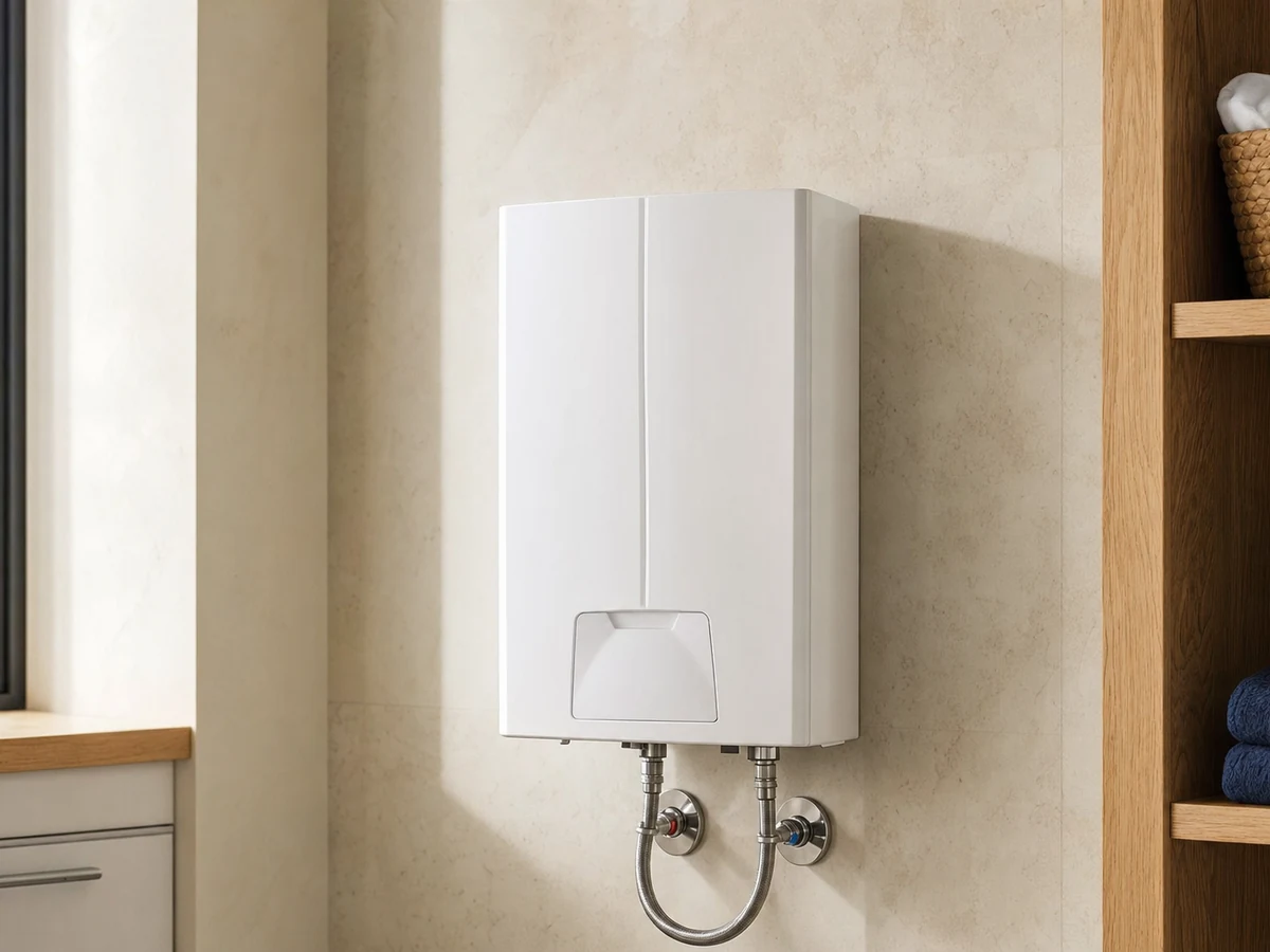 illustrative instantaneous water heater — illustrative photo