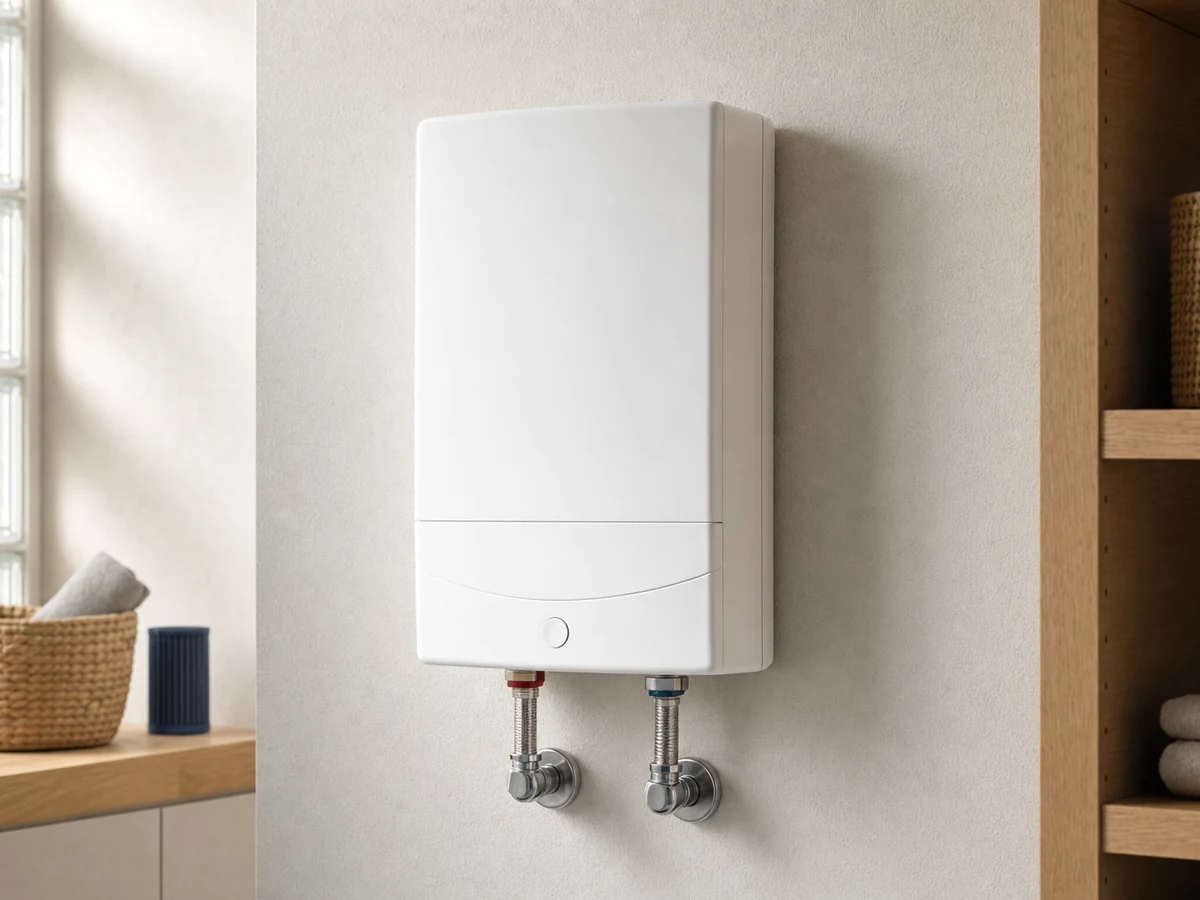 illustrative instantaneous water heater — illustrative photo